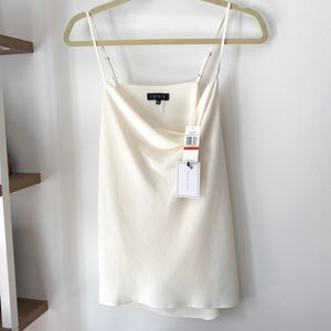 Cream cami with tags